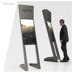 Design totem interactif Interactive totem design