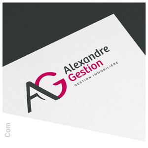 Identité visuelle Alexandre Gestion