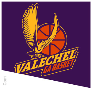 Identité visuelle Valechel Basket